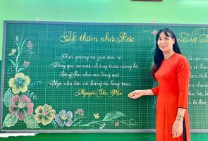 PHONG TRÀO VIẾT CHỮ ĐẸP CỦA CÔ TRÒ TRƯỜNG TIỂU HỌC HẢI NAM - TP. VŨNG TÀU