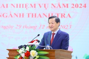 Khẩn trương triển khai kế hoạch thanh tra 2024, tập trung vào những lĩnh vực nhạy cảm, dễ xảy ra tham nhũng, tiêu cực